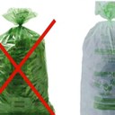Seuls les sacs verts réglementaires de Bruxelles Propreté sont autorisés  Seuls les sacs verts réglementaires de Bruxelles Propreté sont autorisés