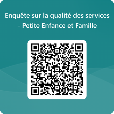 Enquête Petite enfance QRCode FR Enquête Petite enfance QRCode FR