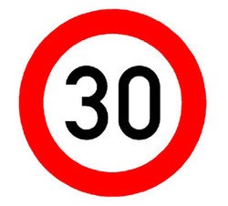 Verkeersbord zone 30 Verkeersbord zone 30