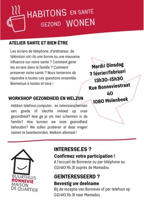 Affiche atelier 3 santé et bien-être Affiche atelier 3 santé et bien-être