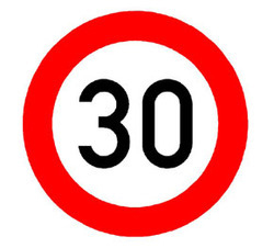 Panneau zone 30