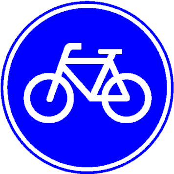 Verkeersbord fietspad